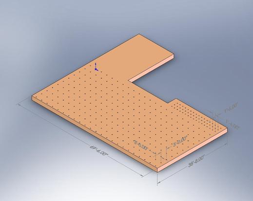 Lab floor space